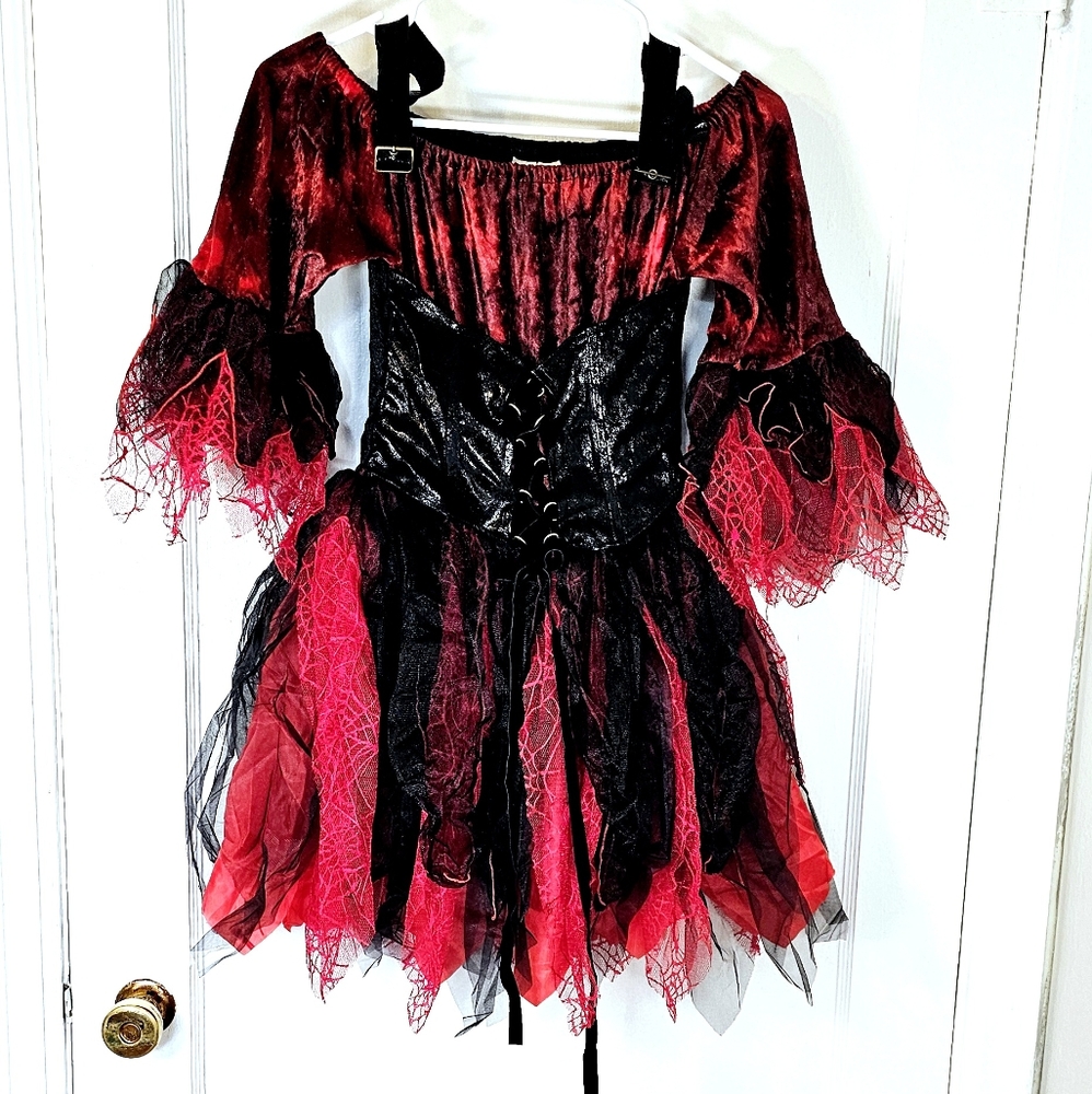 Spider Web Lace Costume Dress